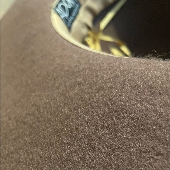 Floppy Sun Hat Summer Spring Brown Floral Wool Elegant One Size Rose - Picture 7 of 7